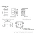 EP10 power pulse transformer for automobile`s battery system